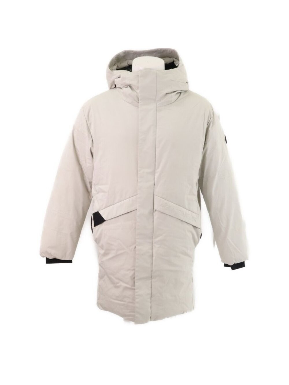 Moncler Aberden Embossed Logo Hoodie Down